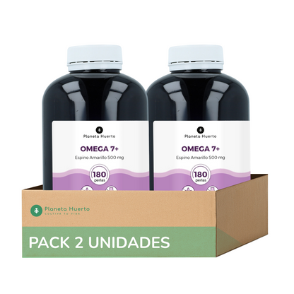 Embalagem com 2xÓmega 7 Espinheiro Marítimo Planeta Huerto 180 Pérolas