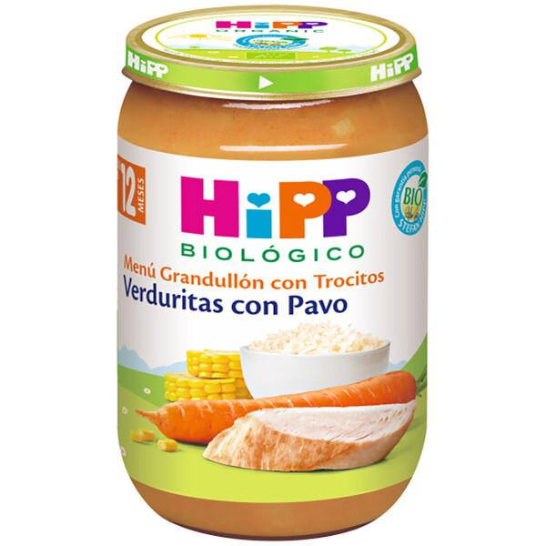 Embalagem x 3 Pote de legumes com peru biológico +12 meses HiPP 220 g