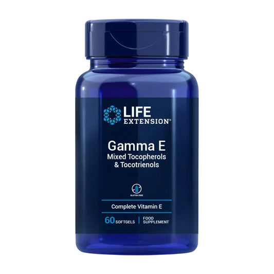Gamma E Tocoferóis e Tocotrienóis Mistos, Life Extension 60 esferas