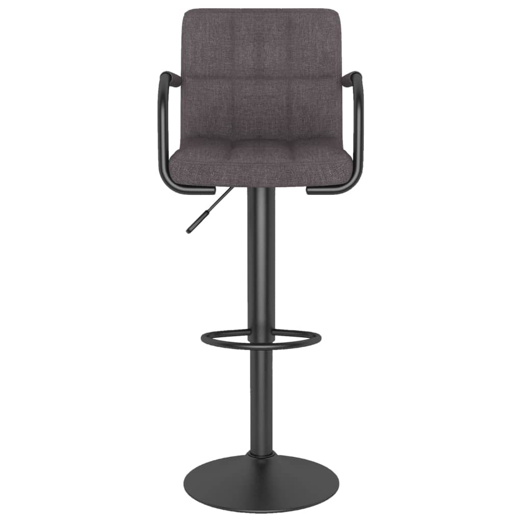 Taburete De Cocina Tela Gris Topo_1