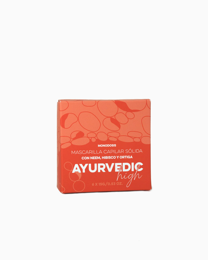 Ayurvedic High Mask - Mascarilla Sólida Hidratante, Grado Emoliente +++ 6 X 15 G Bio Sakure_2