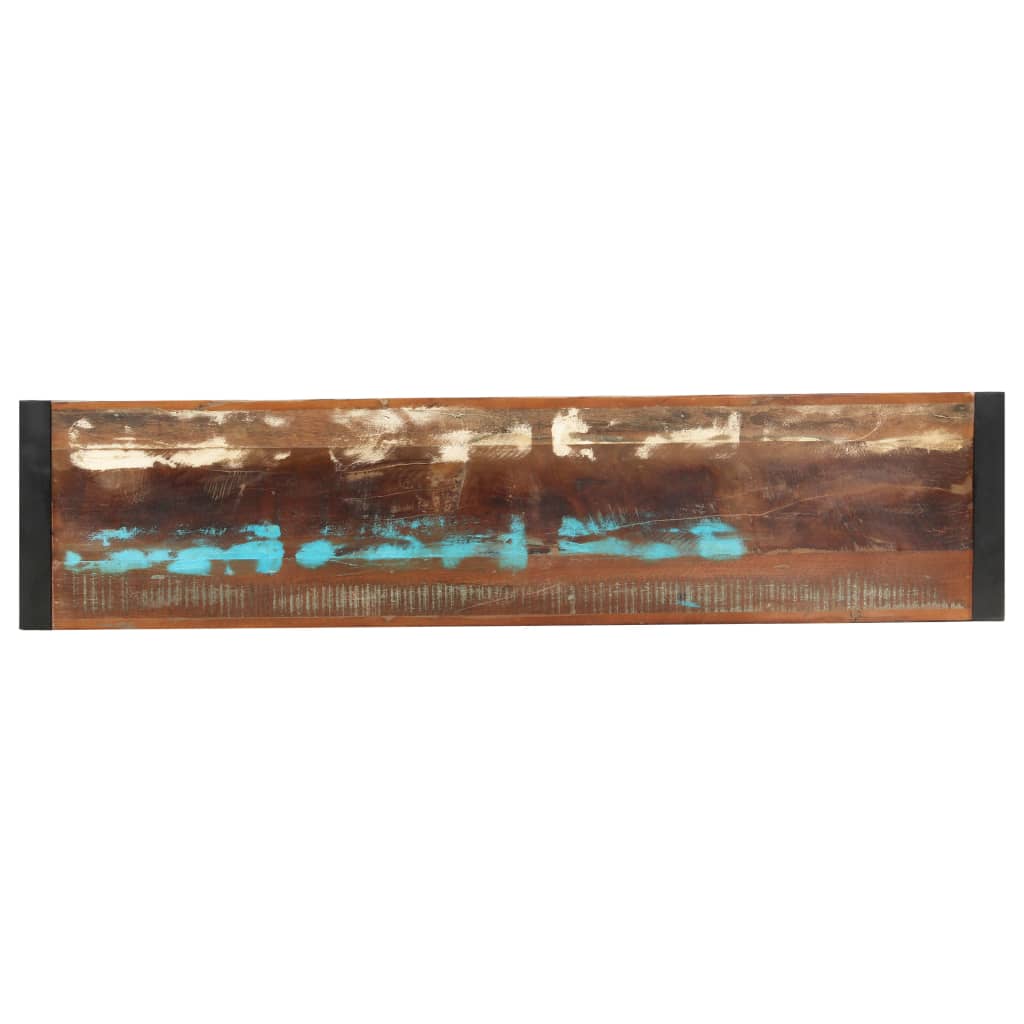 Mesa Consola De Madera Maciza Reciclada 150x35x76 Cm_1