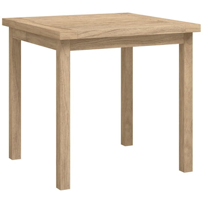 Mesa Auxiliar De Madera Maciza De Teca 45x45x45 Cm_0