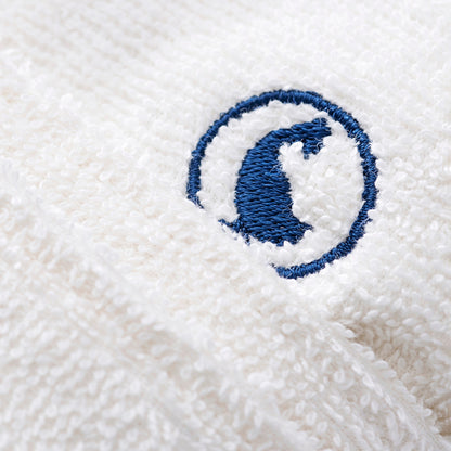 Albornoz Crudo S/m 320gsm 100% Algodón Con Logo Bordado El Ganso_2