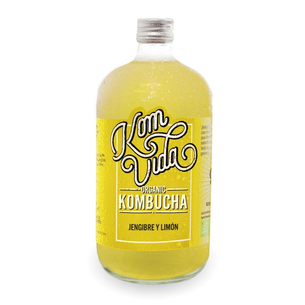 Komvida Kombucha de Gengibre e Limão 750 ml