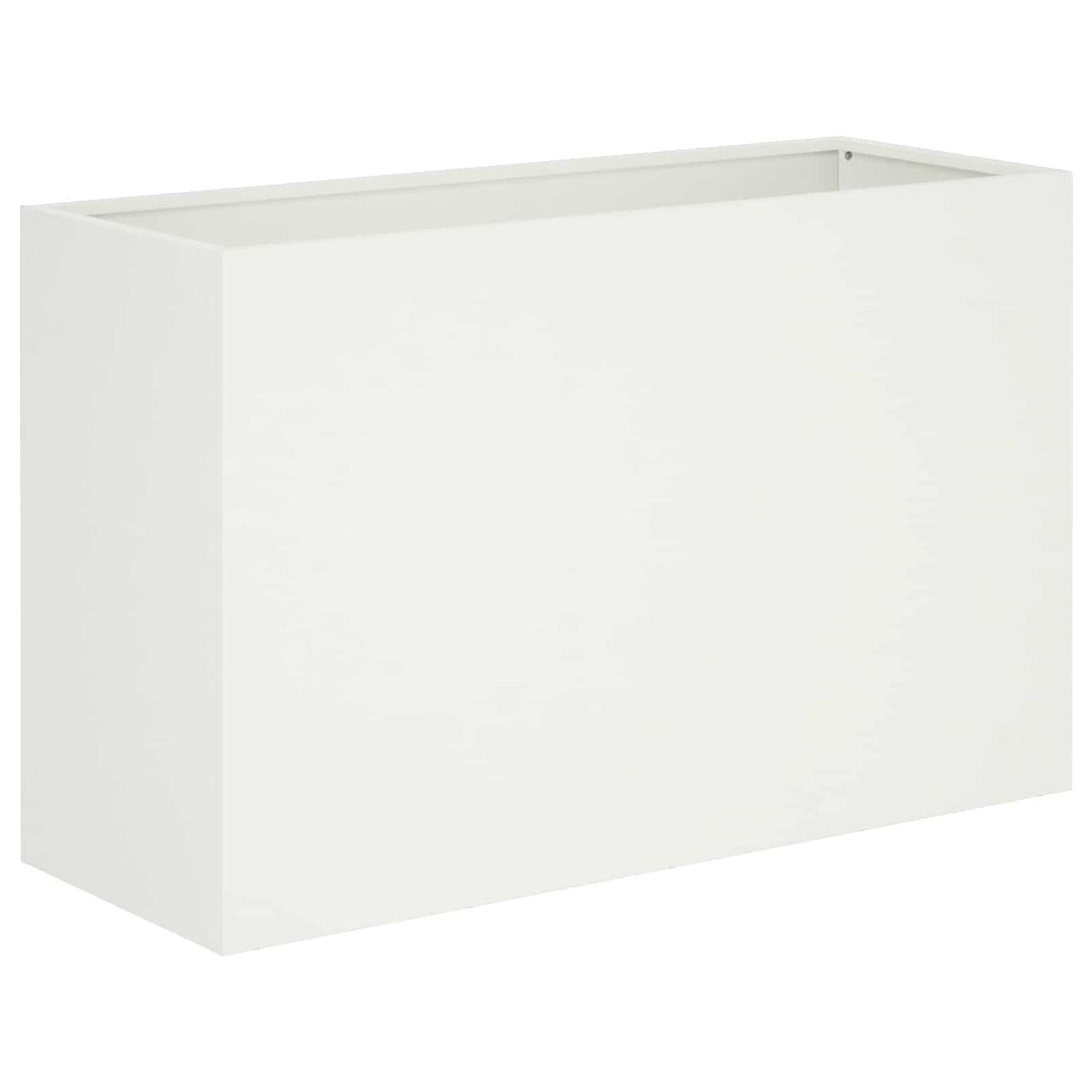 Macetero De Jardín 2 Uds. Blanco 80 X 30 X 50 Cm_2