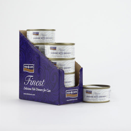 Fish4cats Filete Para Gato – Sardina Con Anchoas 70 G (pack De 10)_0