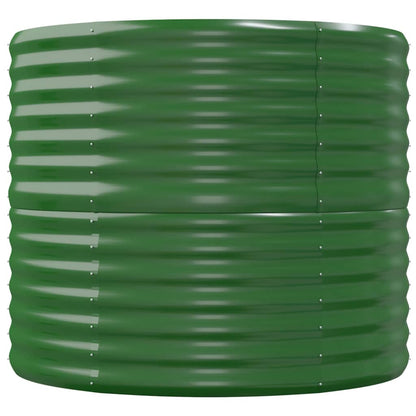 Jardinera Arriate Acero Galvanizado Verde 152x80x68 Cm_3