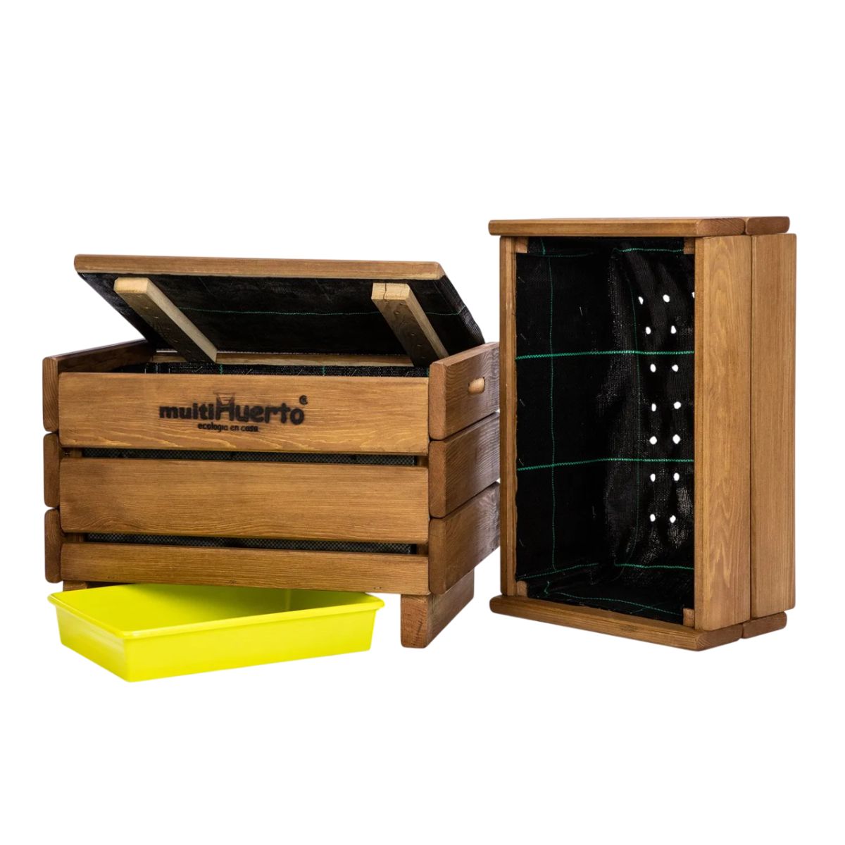 Vermicompostor completo de fruta com minhocas multi-jardim