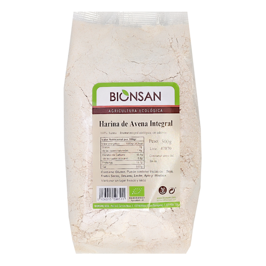 Harina De Avena Integral Eco Bionsan 500gr_0