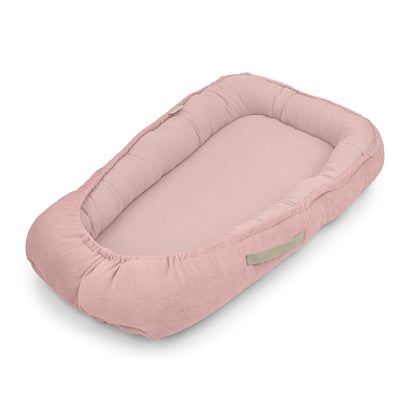 Cuna Nido Colecho Bebe Muselina Rosa_5