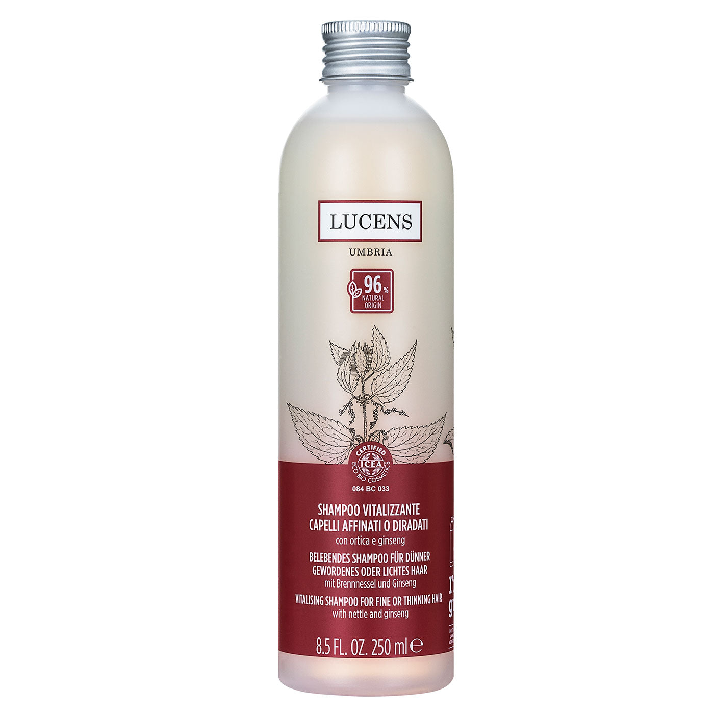 Lucens Umbria - Champú Revitalizante Para Cabello Fino Y Debilitado, Anticaída, 250 Ml_0