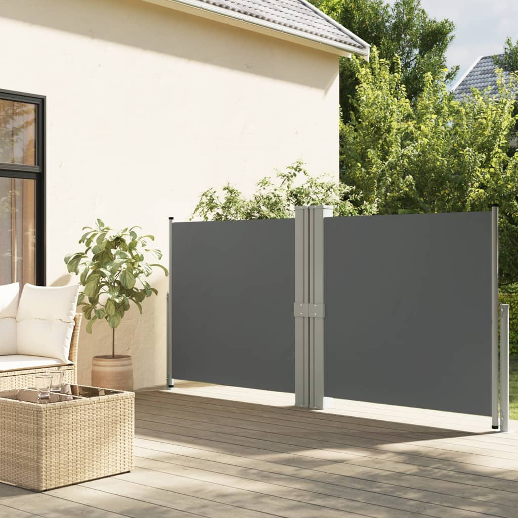 Vidaxl Toldo Lateral Retráctil Antracita 140x1200 Cm_1