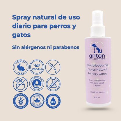 Spray Neutralizador De Olores – Trío Ahorro (3 Uds) – Anton – 3 X 200 Ml