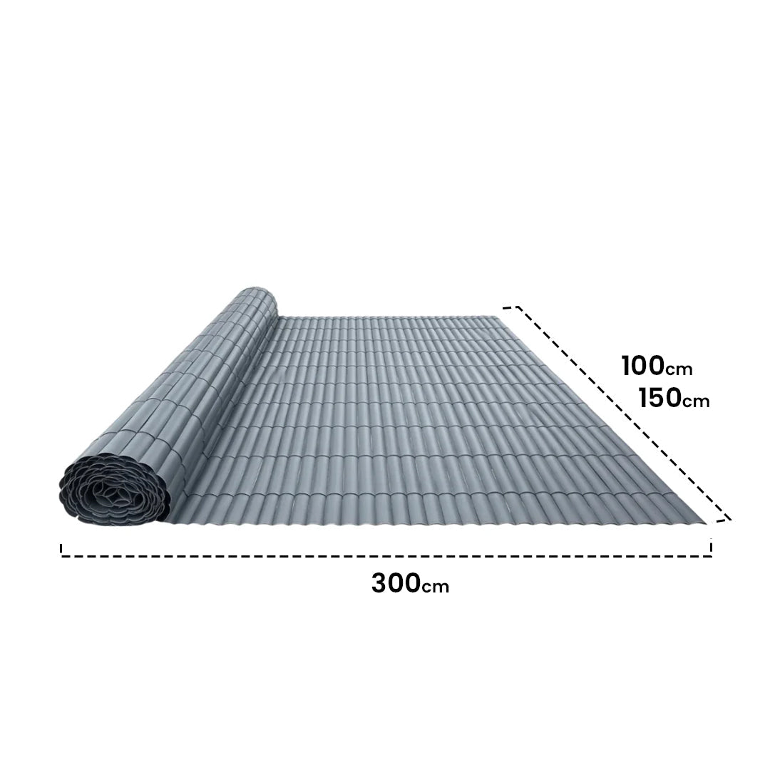 Cañizo Pvc Plasticane 1x3 M Forja Claro Nortene_1
