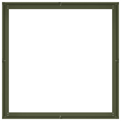 Jardinera Acero Verde Oliva 100x100x30 Cm_4