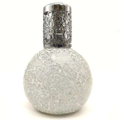 Lámpara Catalítica Mosaico Blanco + Aroma Cotton Clean 500ml - Elimina Malos Olores, Impurezas Y Perfuma_1