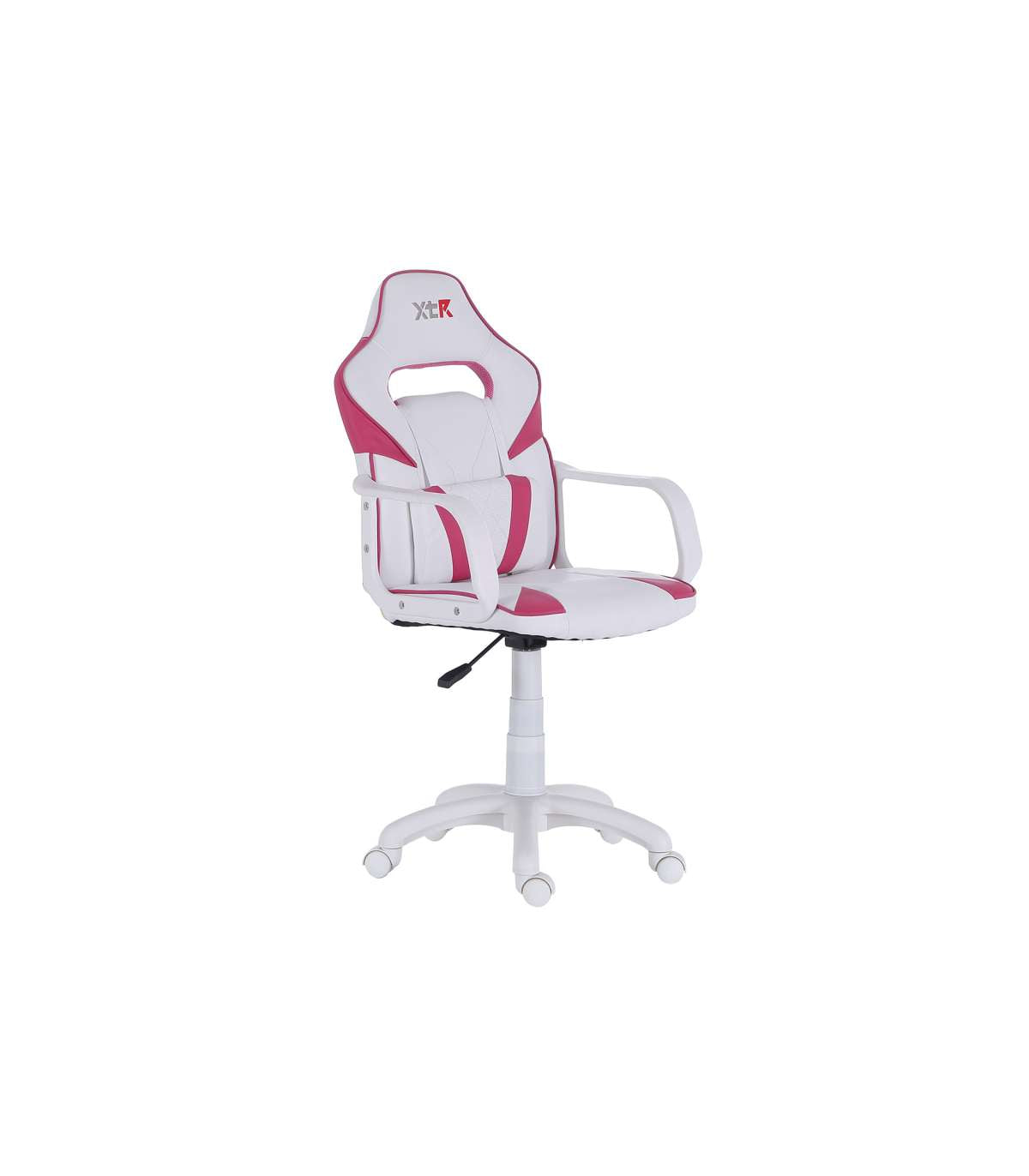 Silla Gaming Xtr X10 De Oficina, Despacho O Estudio, Acabado En Símil Piel Blanco/rosa, 101 Cm(alto)57 Cm(ancho)60 Cm(largo)_0