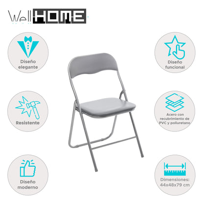 Well Home - Silla Pendiente Gris Tendencia_1