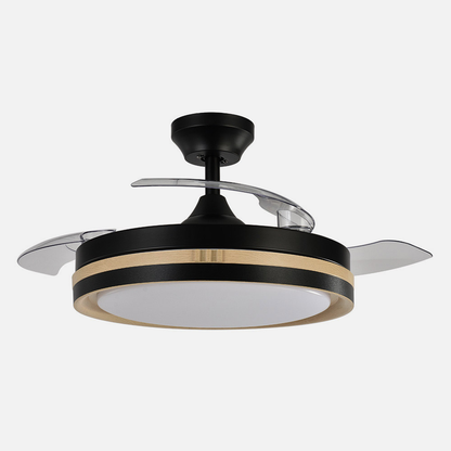 Ventilador Dc Viper Negro/madera 72w 3aspas 107d 7200l M 6vel 3000k,4500k,6000k, Remoto+temporizador+memoria_2