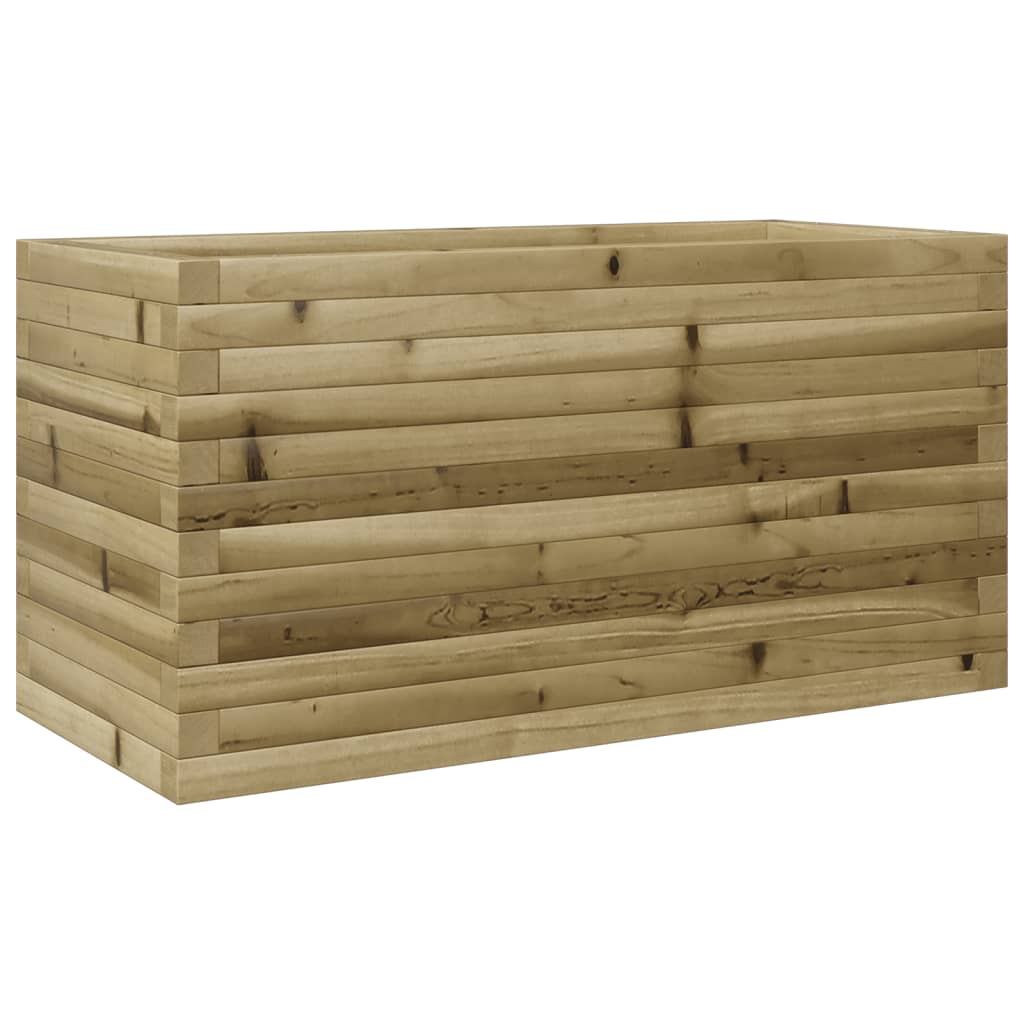 Jardinera Madera De Pino Impregnada 90x40x45,5 Cm_0
