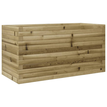 Jardinera Madera De Pino Impregnada 90x40x45,5 Cm_0