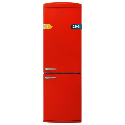 Cecotec Frigorífico Retro Bolero Coolmarket Combi Origin 294 Red E_0