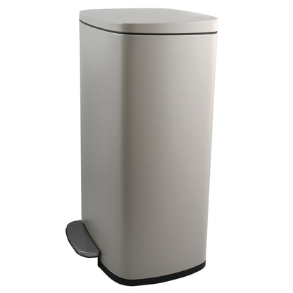 Cubo De Pedal Acero Akira 50l Topo Mate_3