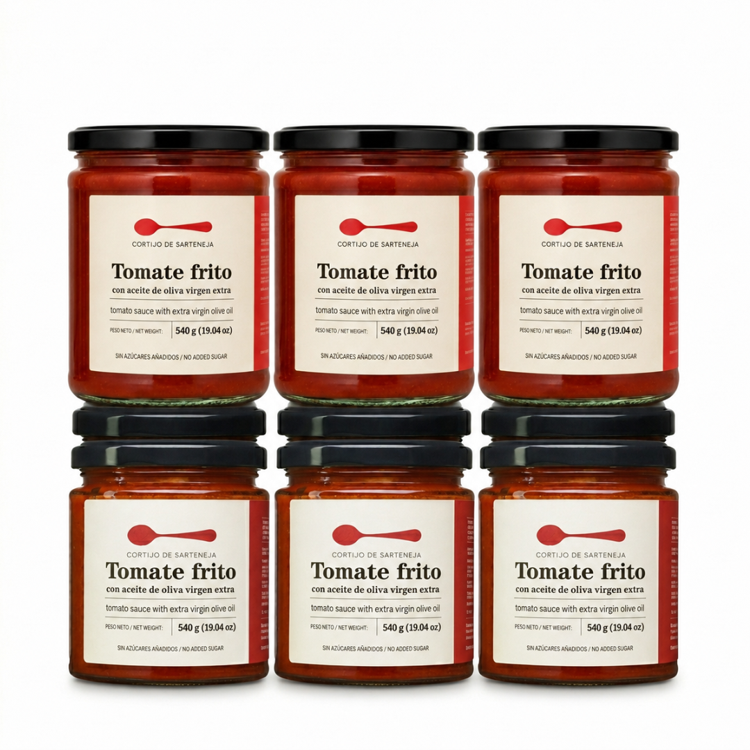 Salsa De Tomate Frito Natural Sin Azúcar Añadido 540 G 6 Unidades_0