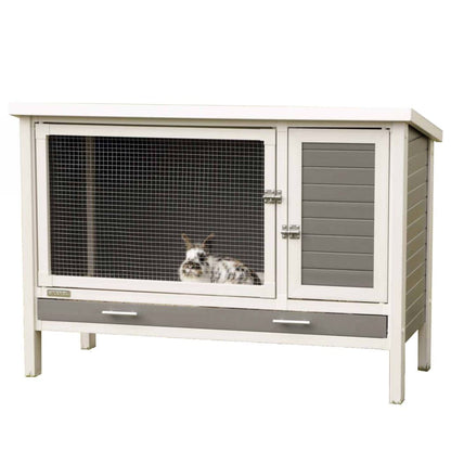 Kerbl Conejera Eco Samy Plástico Gris Y Blanco 116x57x82 Cm_1