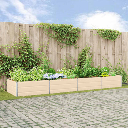 Jardinera Marfil 385 X 100 X 45 Cm Acero Galvanizado_1