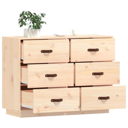 Aparador Madera Maciza De Pino 100x40x75 Cm / Vetonek_1