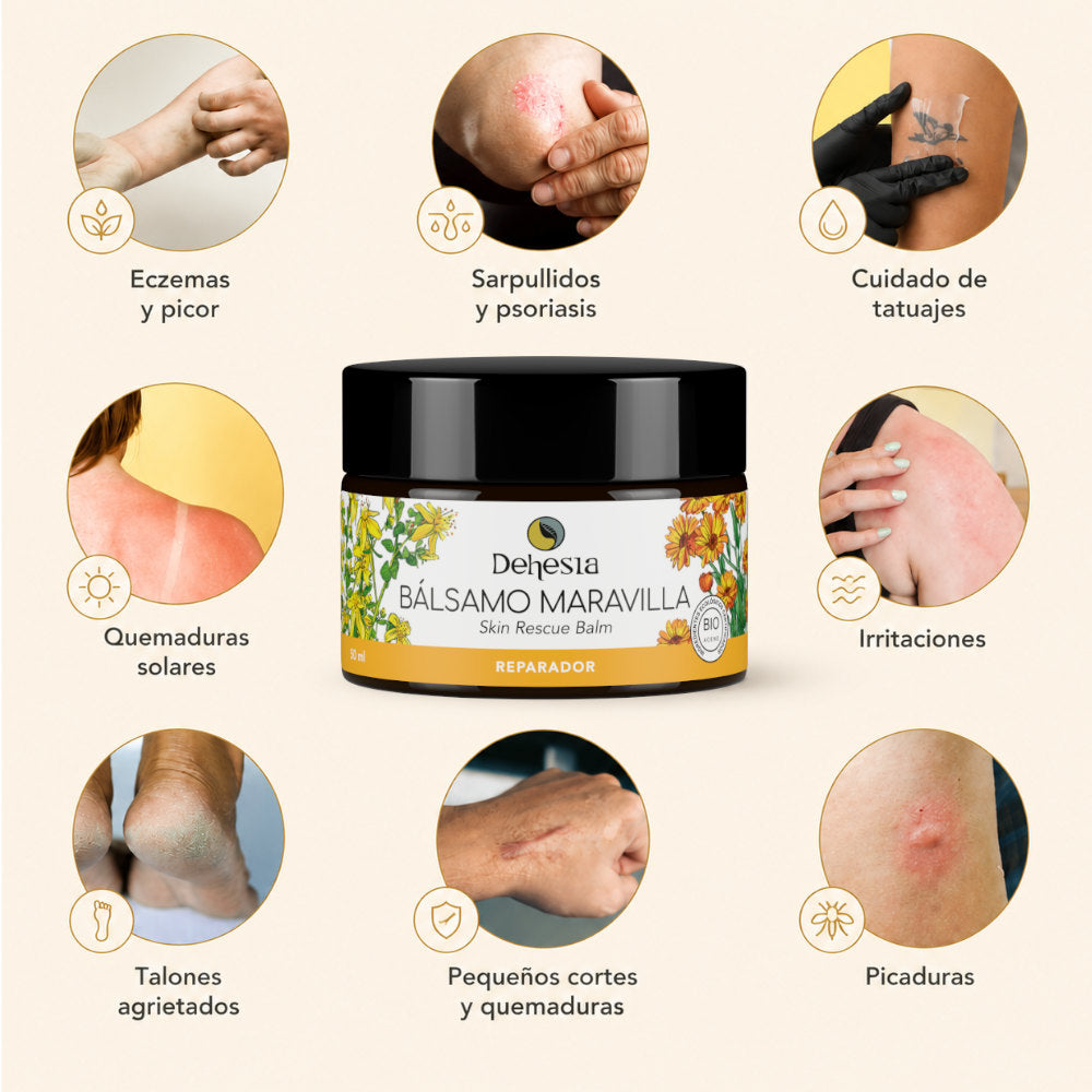 Bálsamo Maravilla Bio | Reparador Piel Dañada, Eccemas, Picor 50ml_2