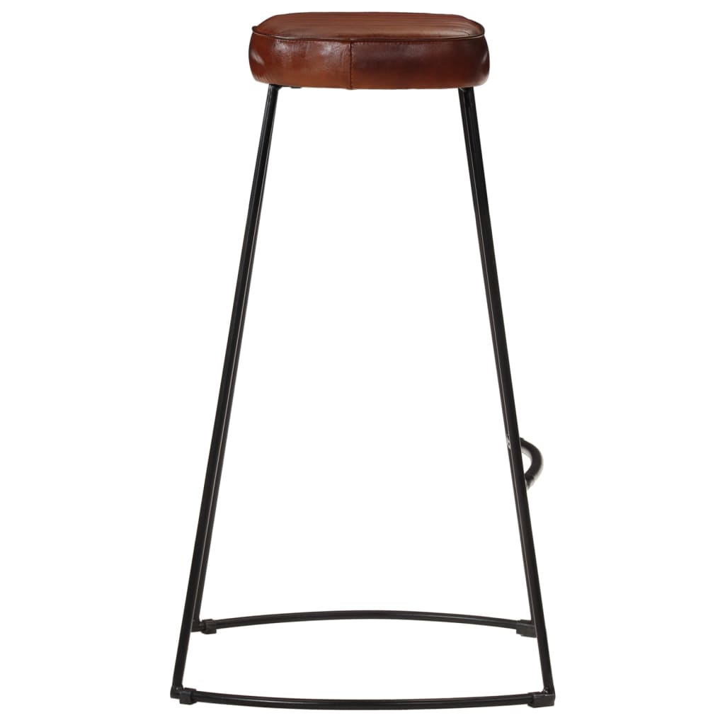 Taburetes De Bar Gavin 2 Uds Marrón Oscuro 44x37,5x78 Cm_3