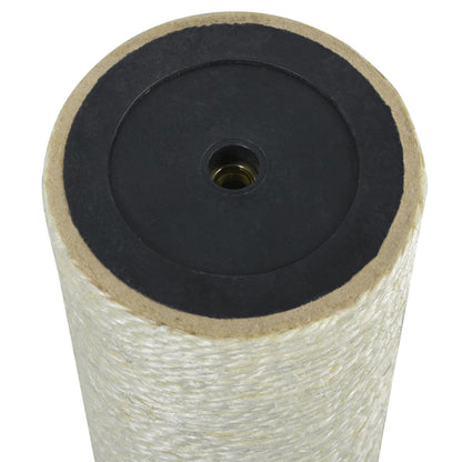 Vidaxl Poste Rascador Para Gatos 8x35 Cm 8 Mm Beige_1