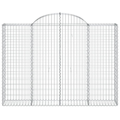 Cestas Gaviones 12 Uds Forma De Arco Hierro 200x30x140/160 Cm_3