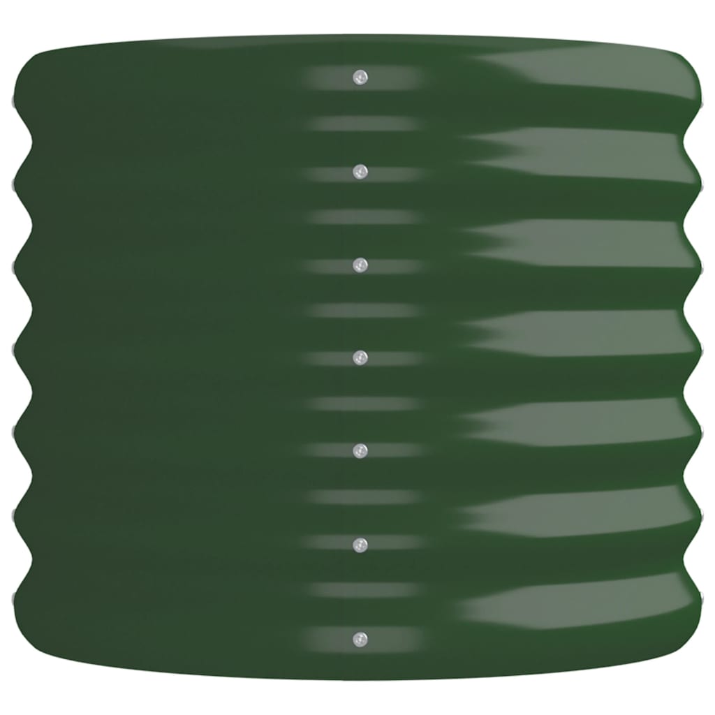Jardinera De Acero Galvanizado Verde 152x40x36cm_3