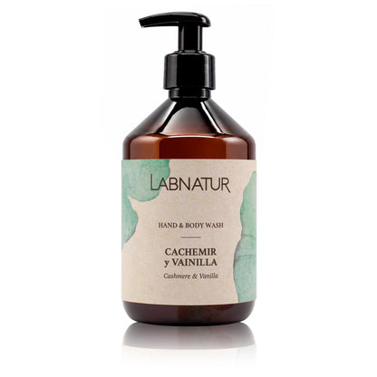 Jabón Manos y Cuerpo Cachemir y Vainilla Labnatur 500 ml | Aroma Dulce y Cálido | Limpieza Suave | Vegano_0