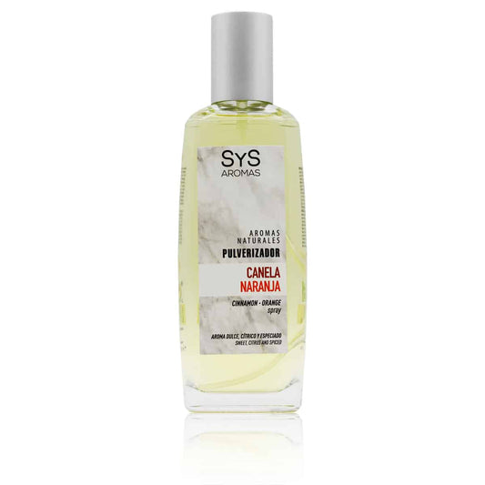 Ambientador Pulverizador Canela-Naranja Mármol SYS Aromas 100 ml | Aroma Cítrico y Especiado | Revitalizante_0