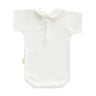 Body con cuello y manga corta beige Cambrass talla 12