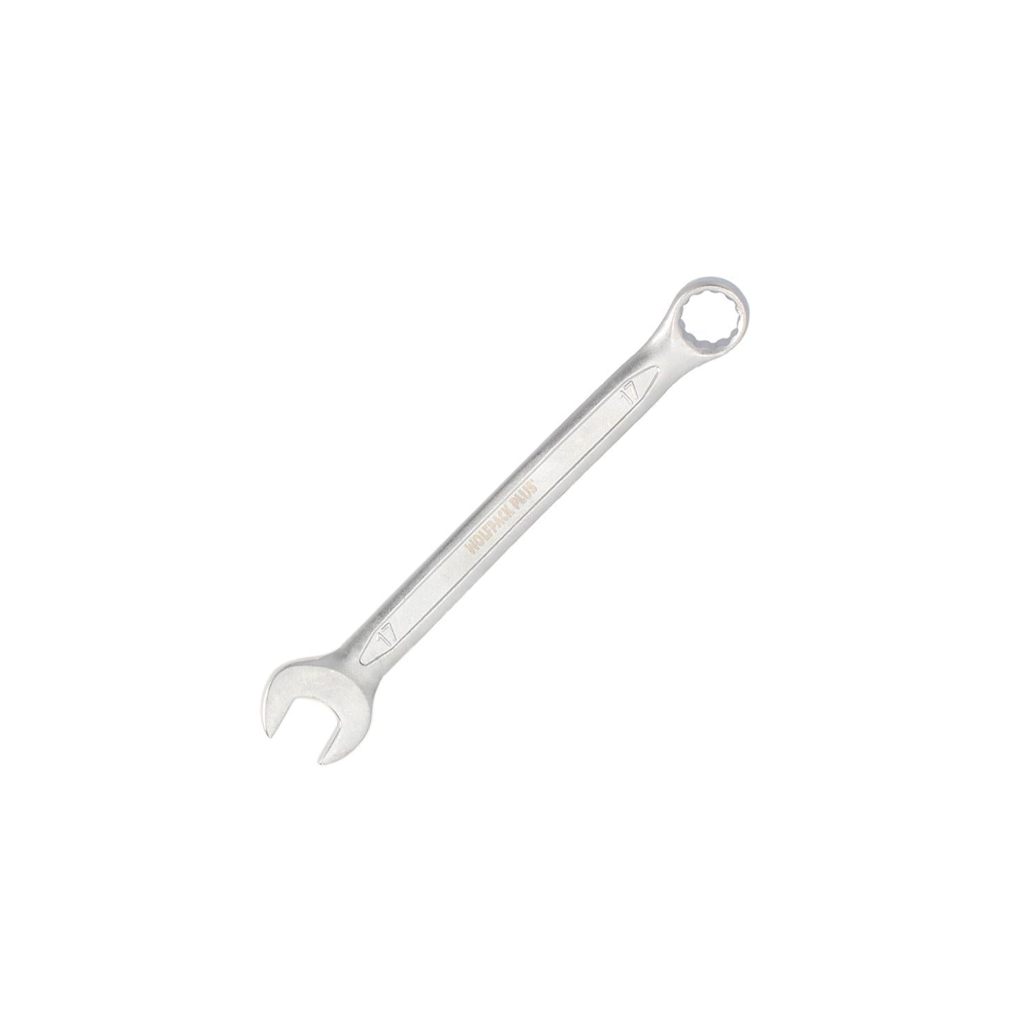 Llave Combinada Plus 17x17 Acero Cromo Vanadio Din 3113. Llave Doble Boca, Llave Fija, Llave Estrella_0