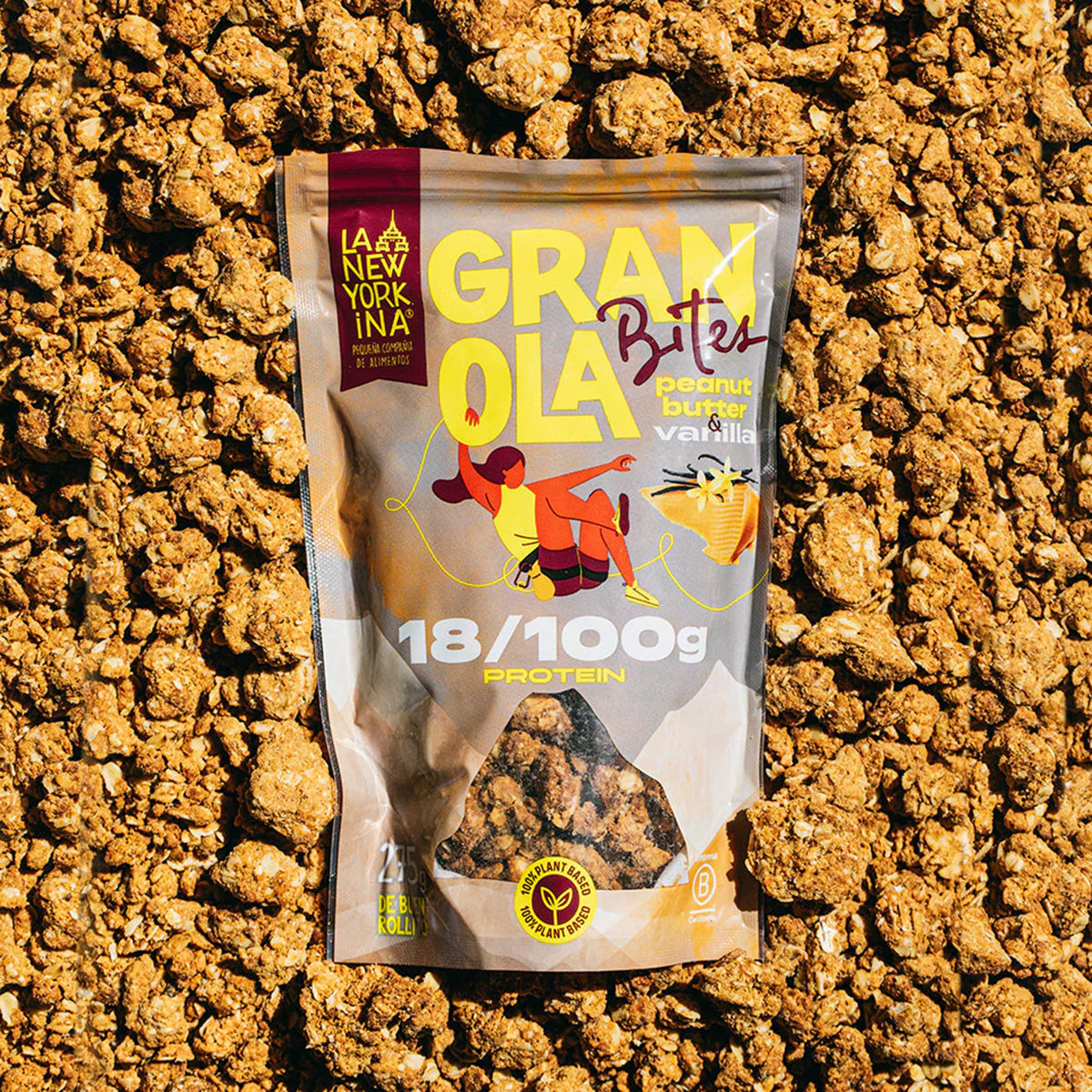 Granola Manteiga de Amendoim Baunilha La Newyorkina 275 g