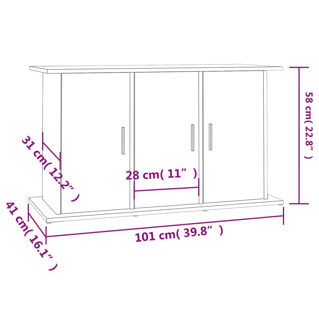 Vidaxl Soporte De Acuario Madera Ingeniería Marrón Roble 101x41x58 Cm_2