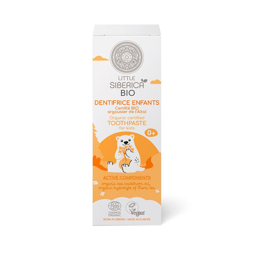 Pasta de dentes biológica para crianças "Oblepikha" Natura Siberica 60 g