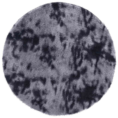 Vidaxl Alfombra De Pelo Largo Navarra Gris Oscuro 200x200 Cm Poliéster_0
