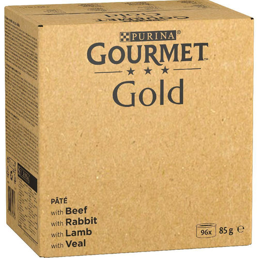 PURINA GOURMET Gold Mousse Sortido Pacote 96 x 85 g Alimento húmido para gatos