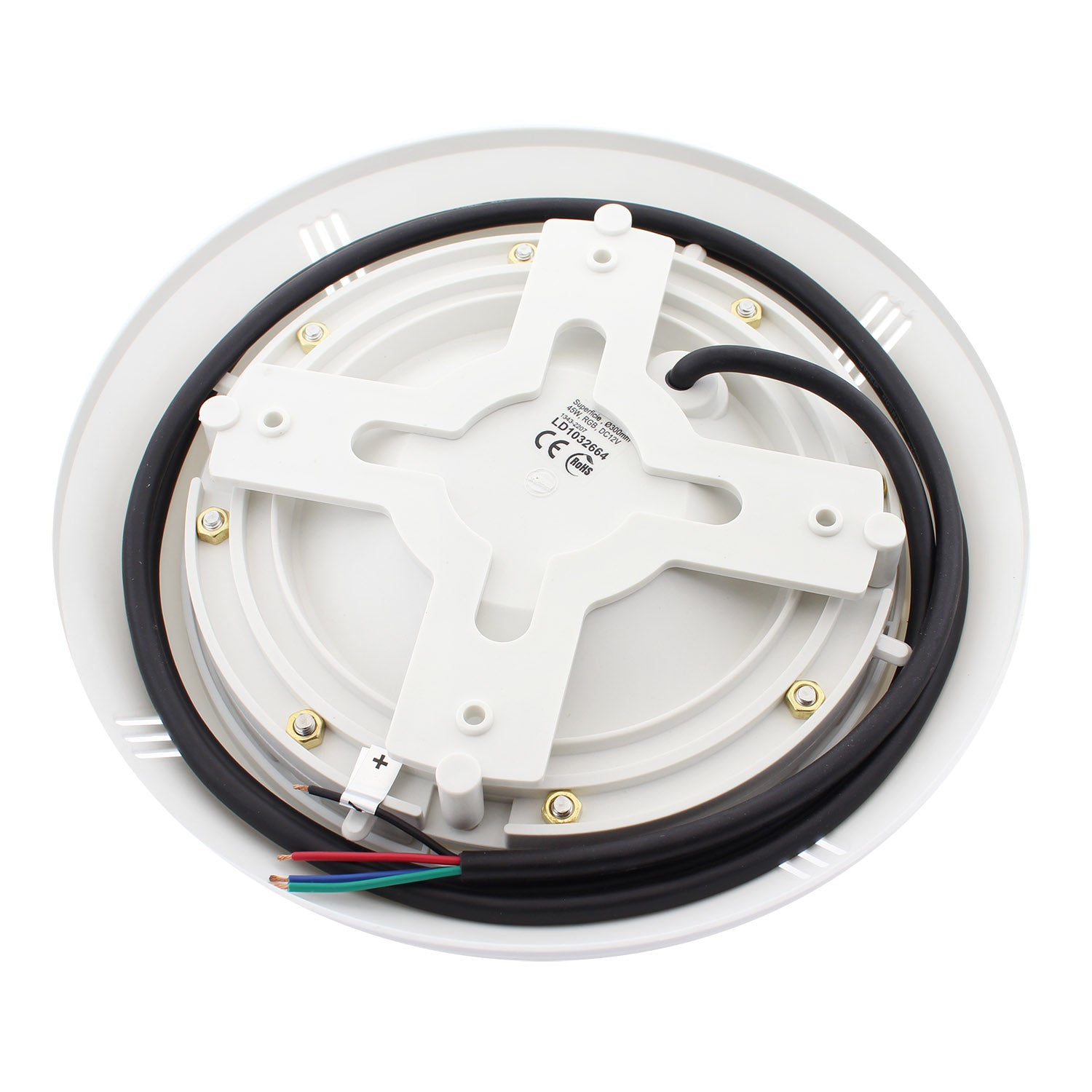 Lámpara Led Rgb Para Piscinas, 45w, Superficie + Mando, Rgb_3