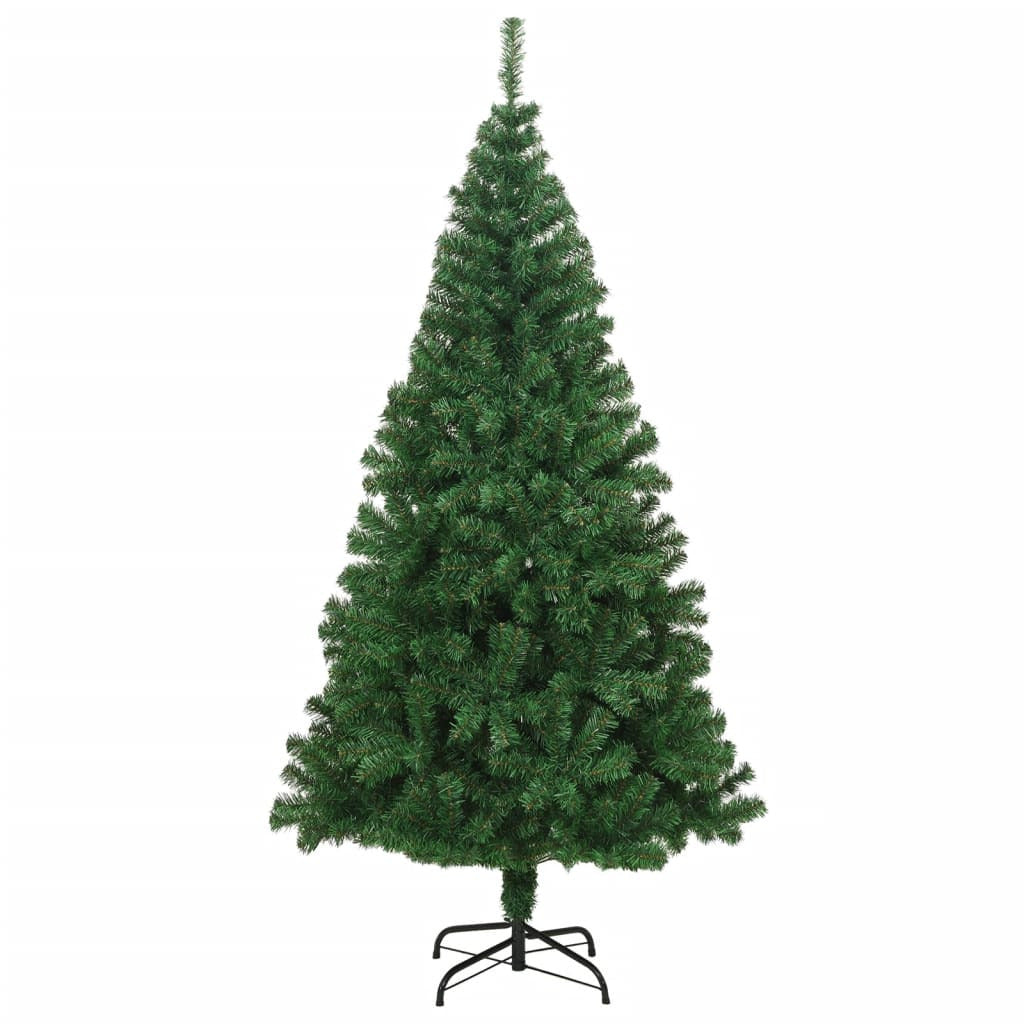 Vidaxl Árbol De Navidad Artificial Con Ramas Gruesas Pvc Verde 210 Cm_1