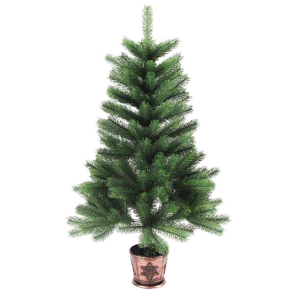 Árbol De Navidad Artificial Agujas Realistas 90 Cm Verde_0