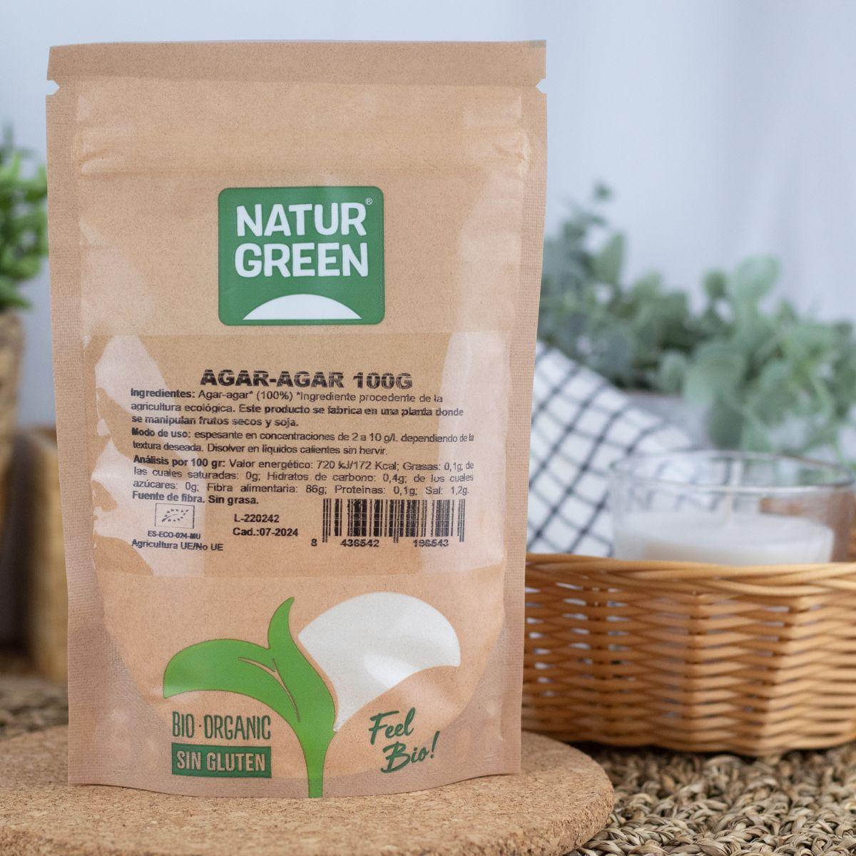 Bio Agar Agar em pó NaturGreen 100 g